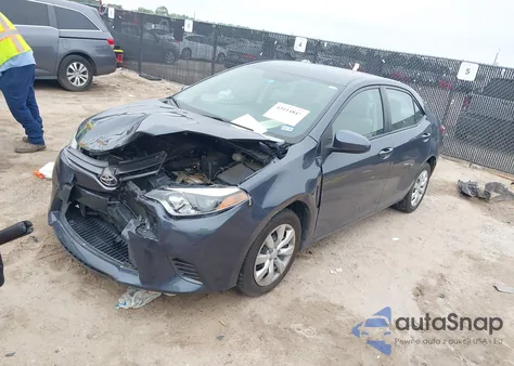 2016 Toyota Corolla Le из США, поврежденный, VIN 5YFBURHE9GP472425